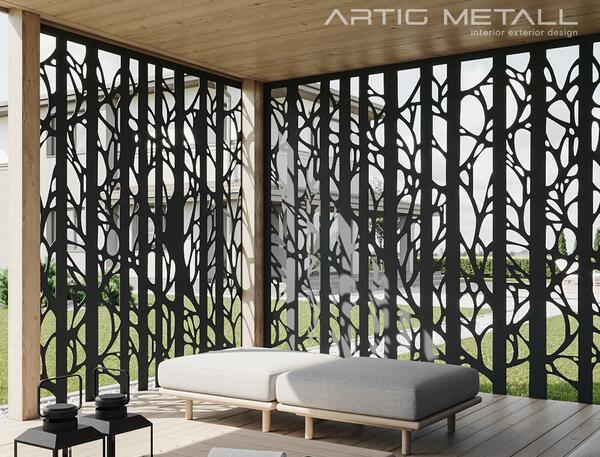 Artig Metall Sichtschutz